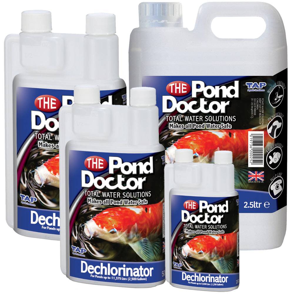 TAP Pond Doctor Dechlorinator 250-2500ml - Real Aquatics