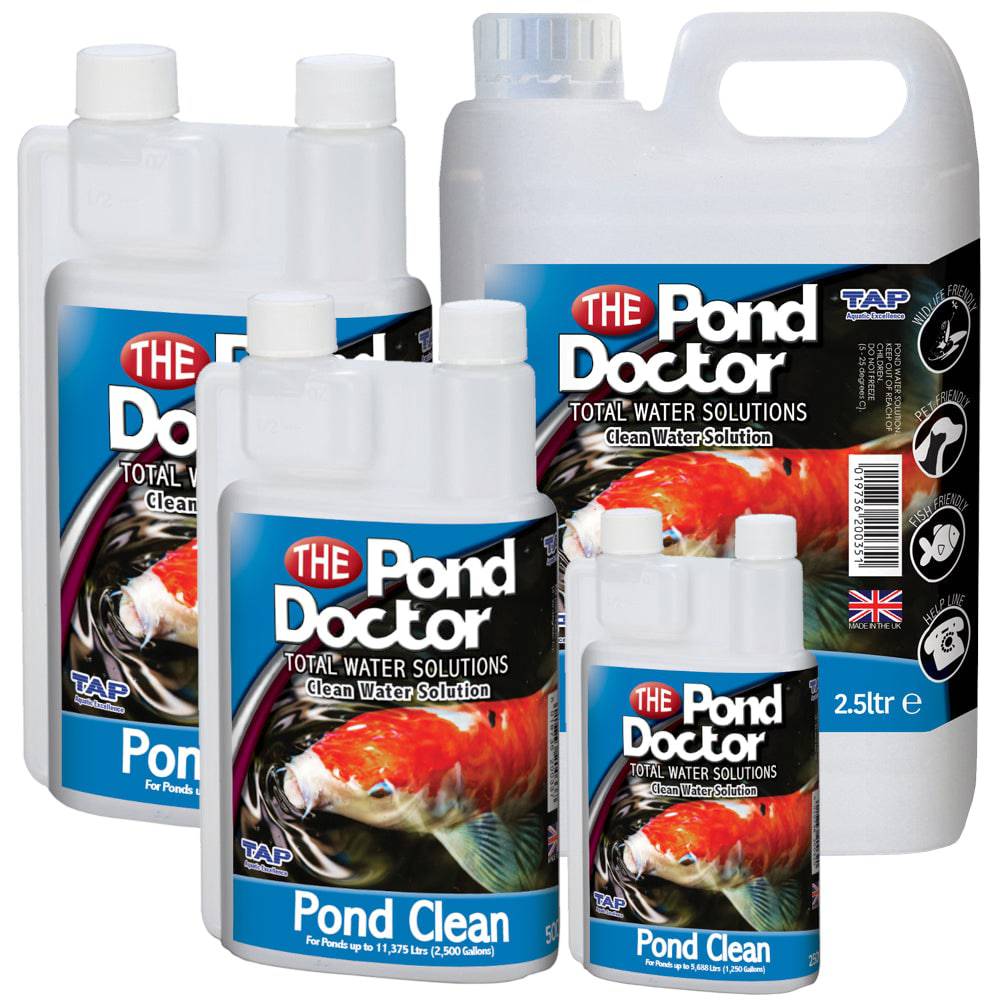 TAP Pond Doctor Pond Clean Water Treatment 250-2500ml - Real Aquatics