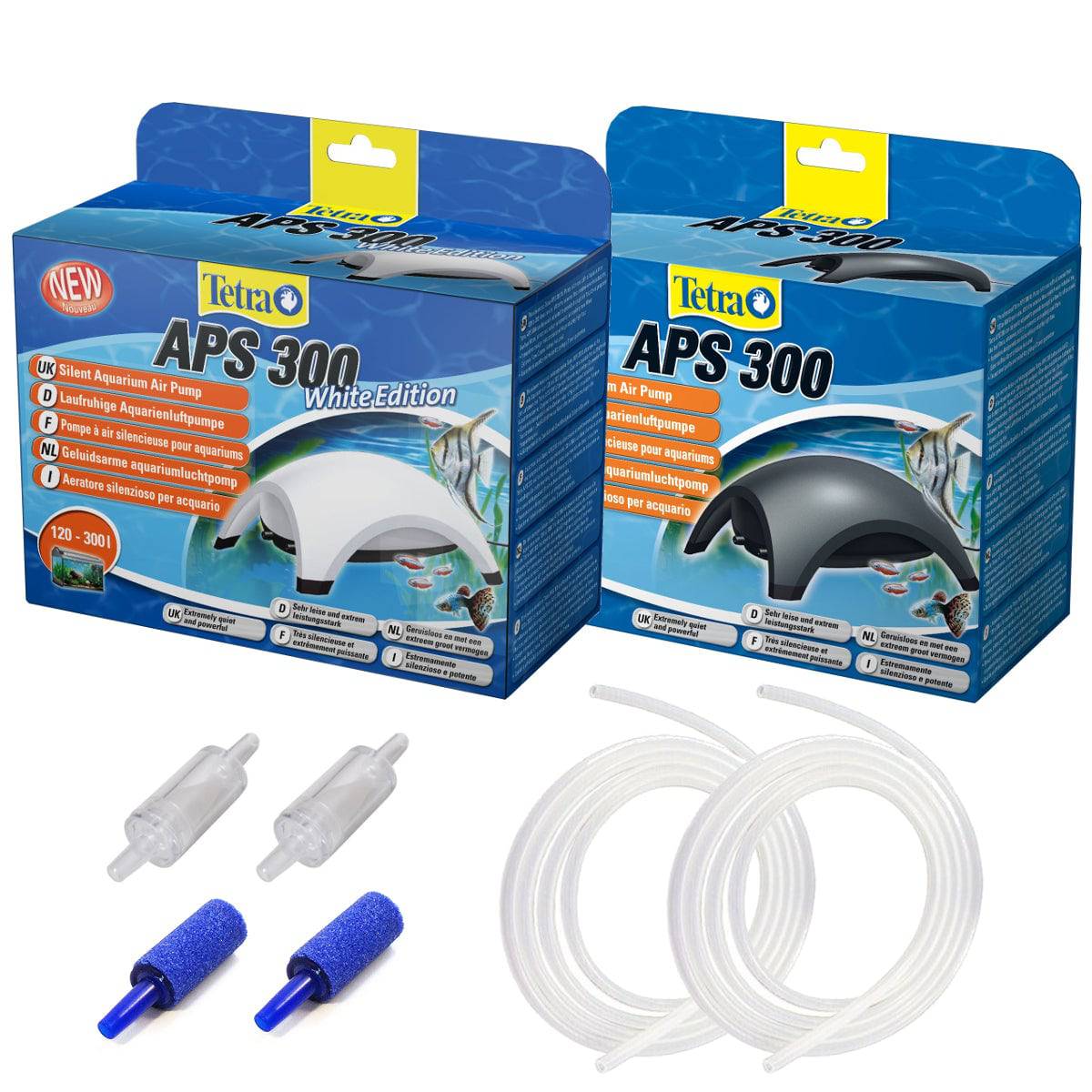 Tetra Aquarium Air Pump APS300 300L/h Tanks <300L - Real Aquatics