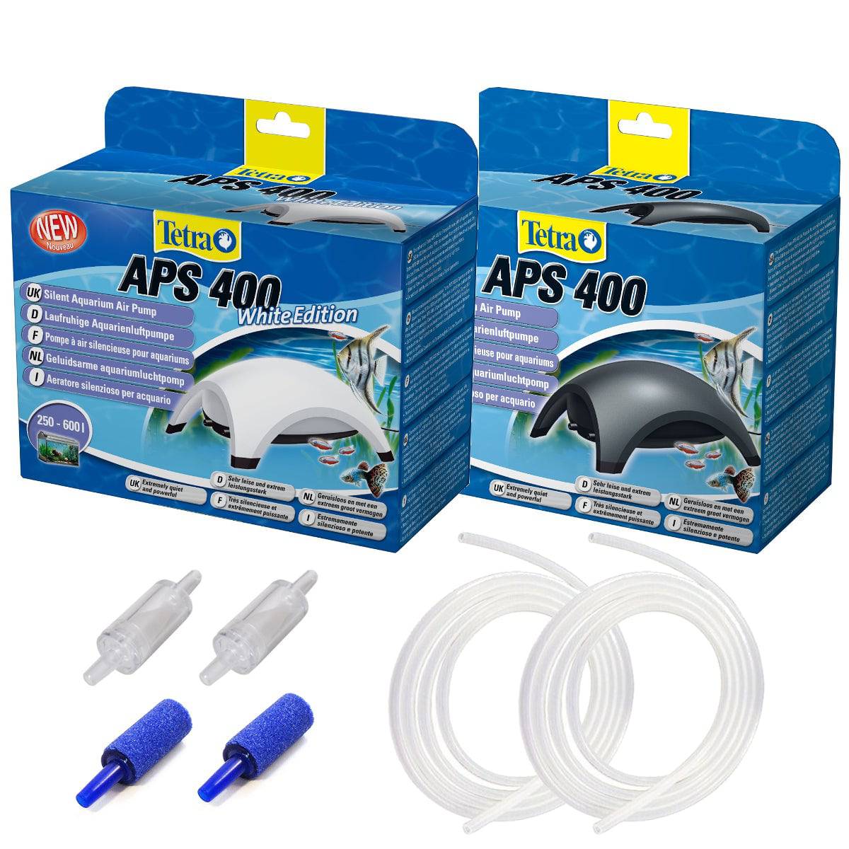 Tetra Aquarium Air Pump APS400 400L/h Tanks <600L - Real Aquatics