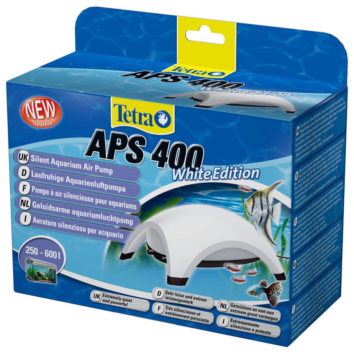 Tetra Aquarium Air Pump APS400 400L/h Tanks <600L - Real Aquatics