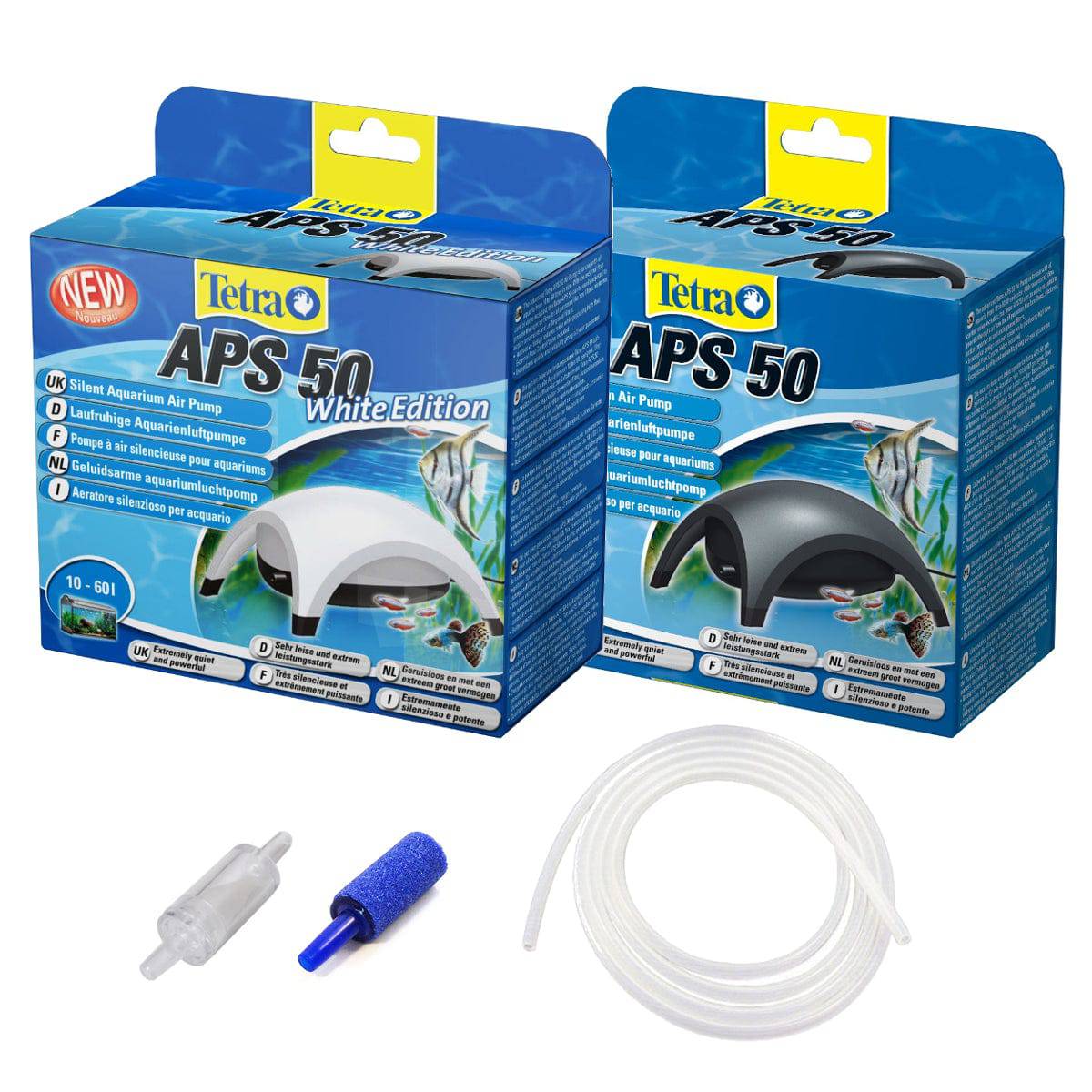 Tetra Aquarium Air Pump APS50 50L/h Tanks <60L - Real Aquatics