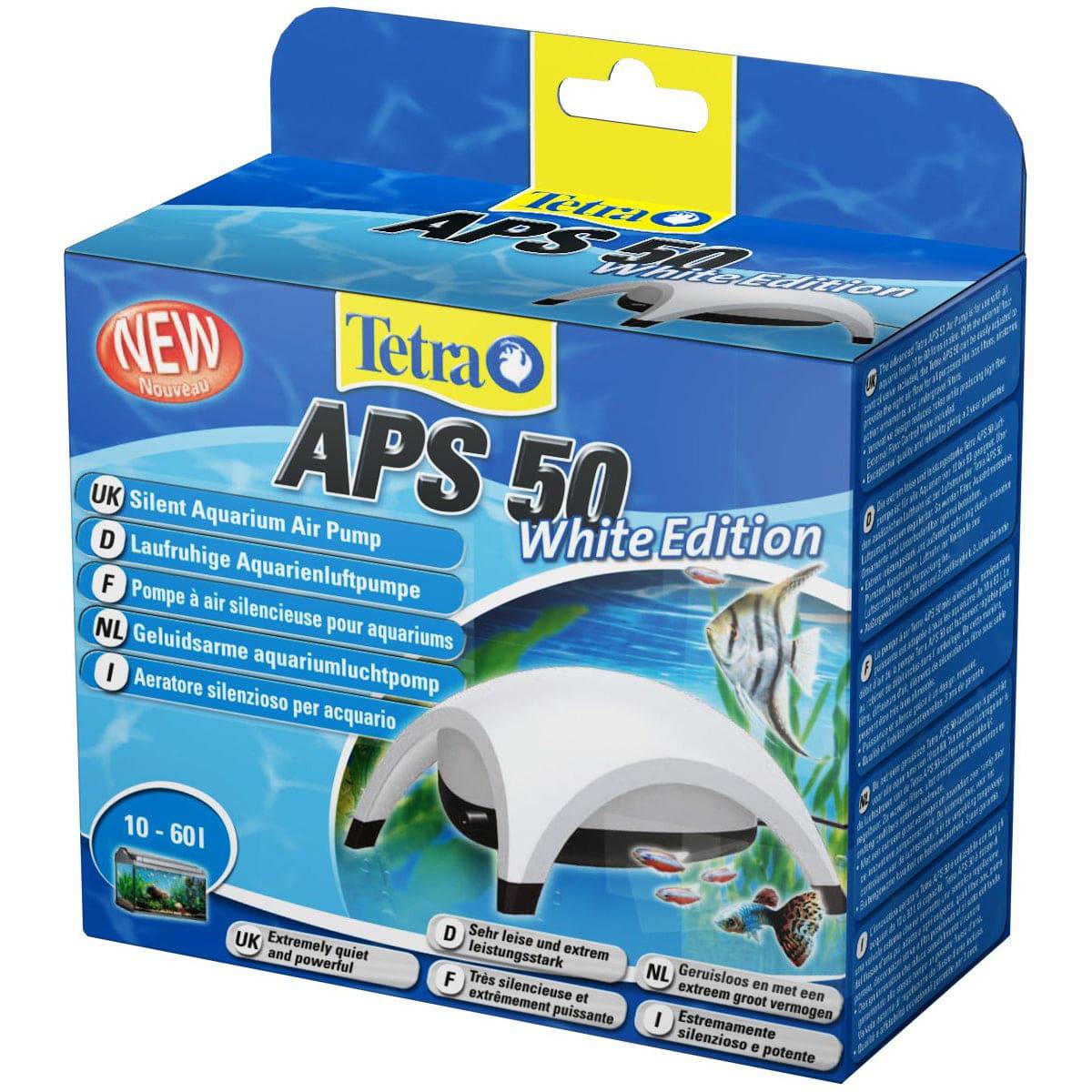 Tetra Aquarium Air Pump APS50 50L/h Tanks <60L - Real Aquatics