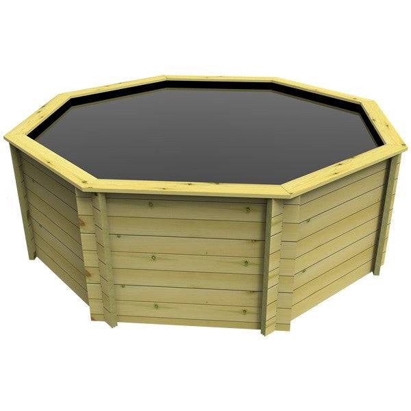 The Garden Timber Company Wooden Fish Ponds 10ft Octagonal 1099mm Height 6722L