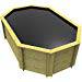 The Garden Timber Company Wooden Fish Ponds 12x8ft Octagonal 1099mm Height 6452L - Real Aquatics