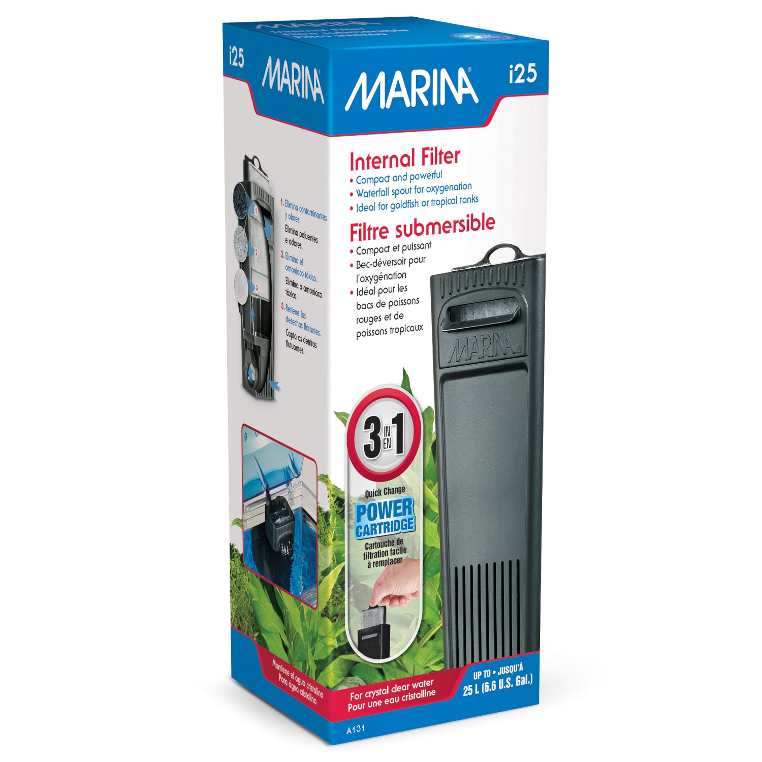 Marina i25 Internal Filter for Aquariums up to 25L