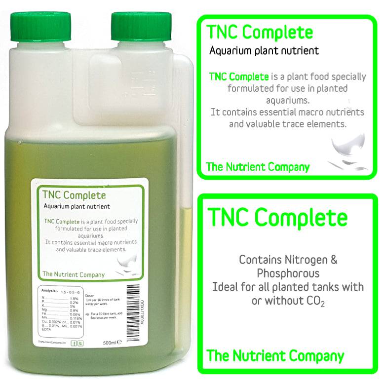 TNC Complete Aquarium Plant Food Fertiliser 250 - 5000ml - Real Aquatics