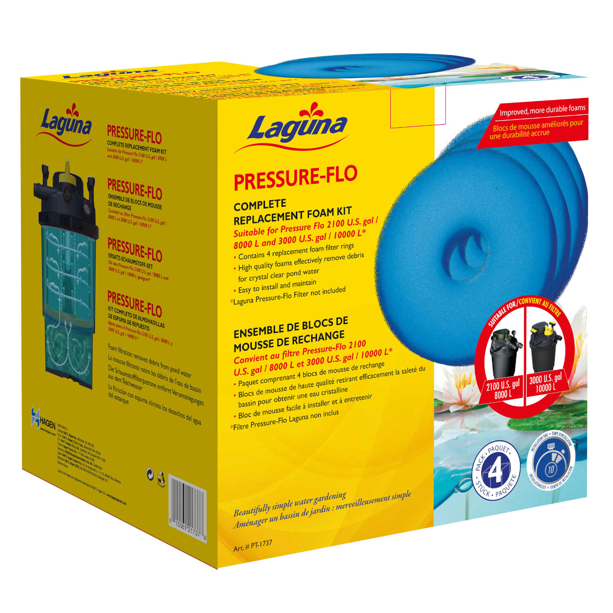 Laguna Pressure Flo Replacement Foam Packs