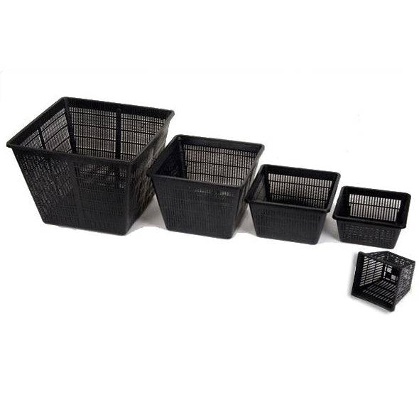 Pond Plant Baskets Square Shaped 5 Sizes - Real Aquatics