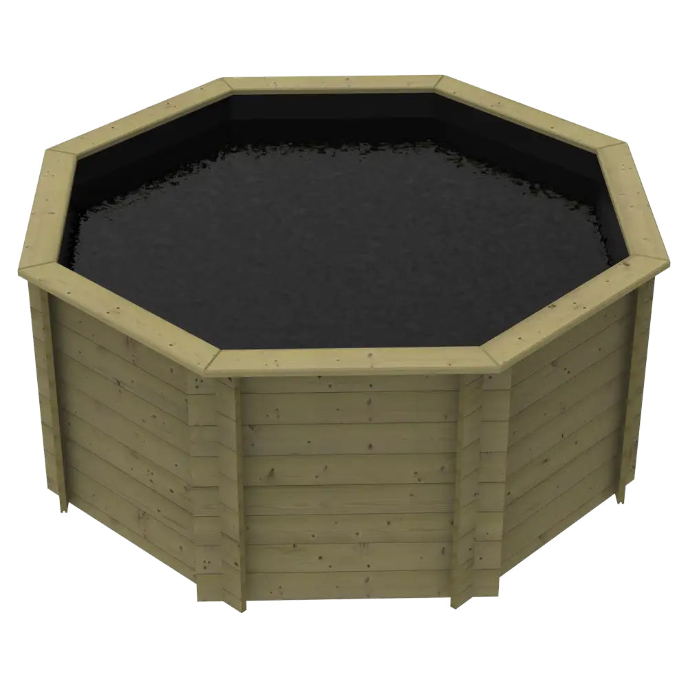 The Garden Timber Company Wooden Fish Ponds 8ft Octagonal 1099mm Height 4297L