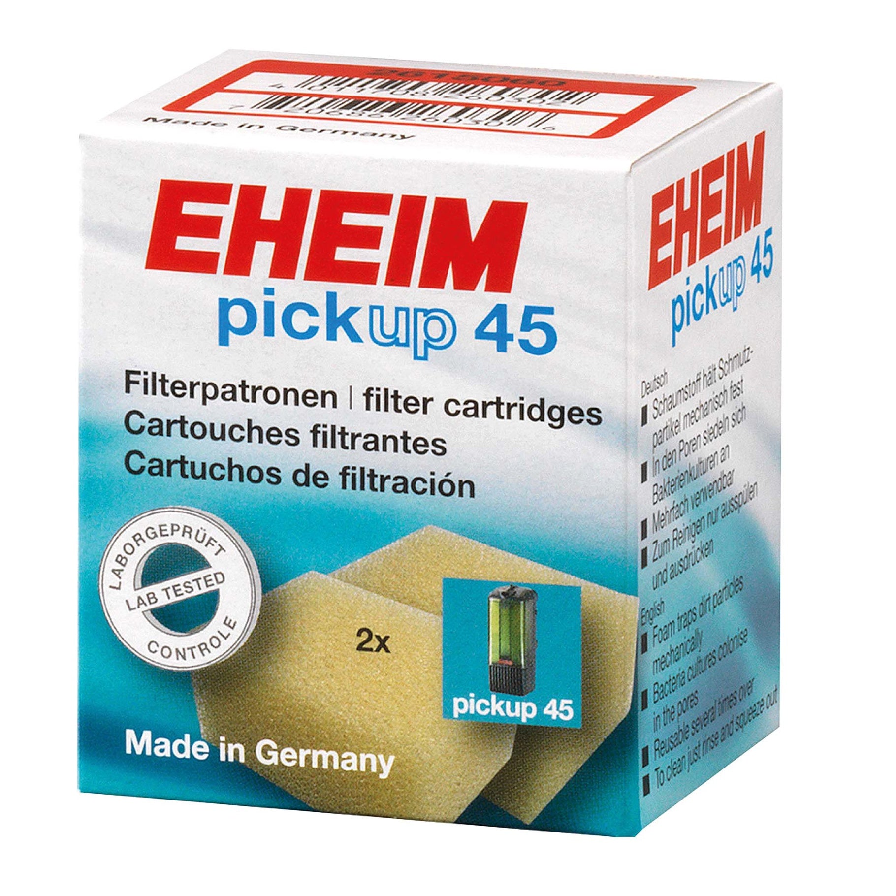 Eheim Filter Cartridges Pickup 45 2pk 2615060