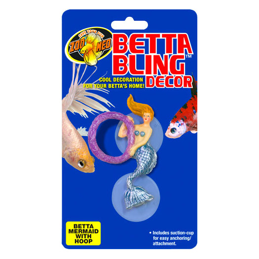 Zoo Med Betta Bling Mermaid w/ Hoop