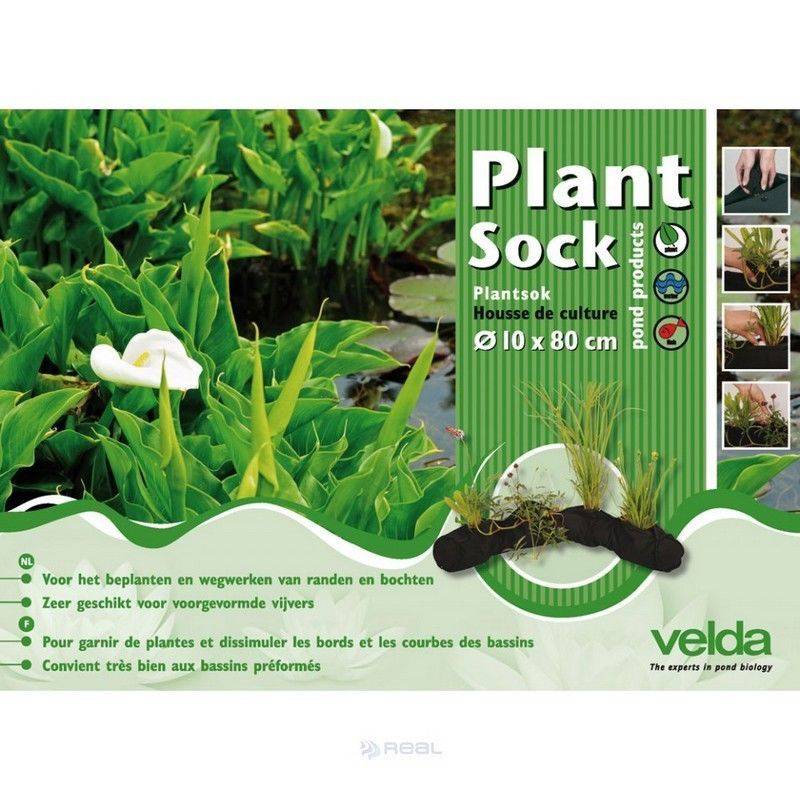 Velda Plant Sock 10 x 80cm Pond Plants Planting strong mesh garden ponds flowers - Real Aquatics