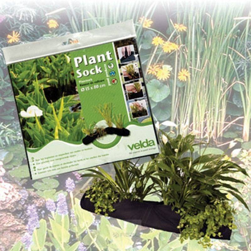 Velda Plant Sock 10 x 80cm Pond Plants Planting strong mesh garden ponds flowers - Real Aquatics