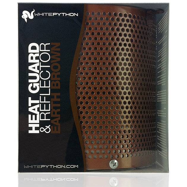 White Python Heat Guard & Reflector Earth Brown - Real Aquatics