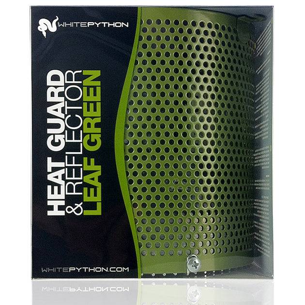 White Python Heat Guard & Reflector Leaf Green - Real Aquatics