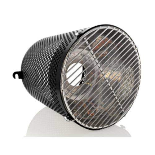 White Python Heat Guard & Reflector Midnight Black - Real Aquatics