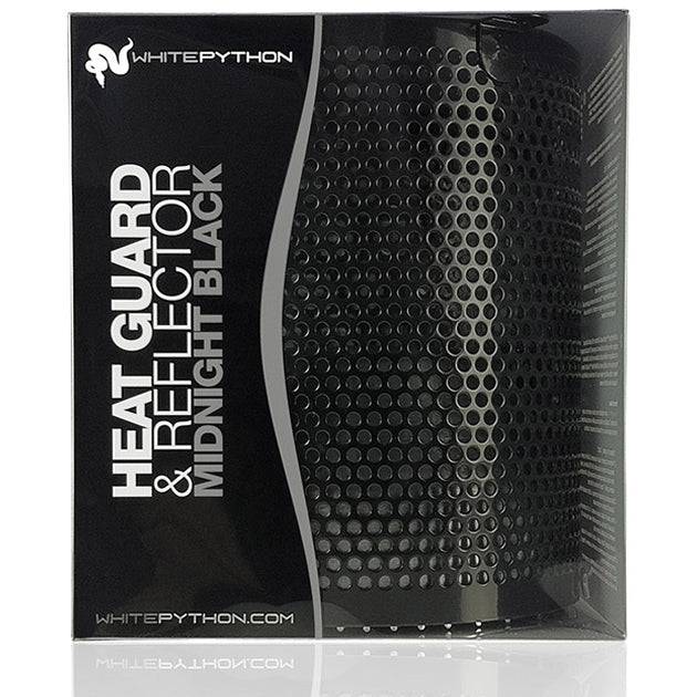 White Python Heat Guard & Reflector Midnight Black - Real Aquatics