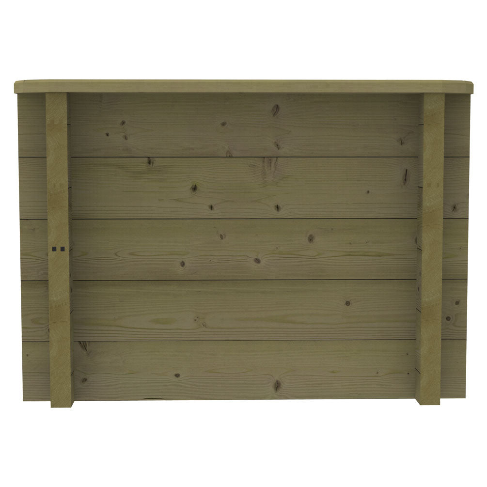 The Garden Timber Company Wooden Fish Ponds 1x1m 697mm Height 354L