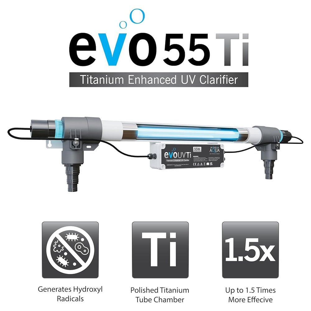 Evolution Aqua 55w Ti Titanium UVC Steriliser