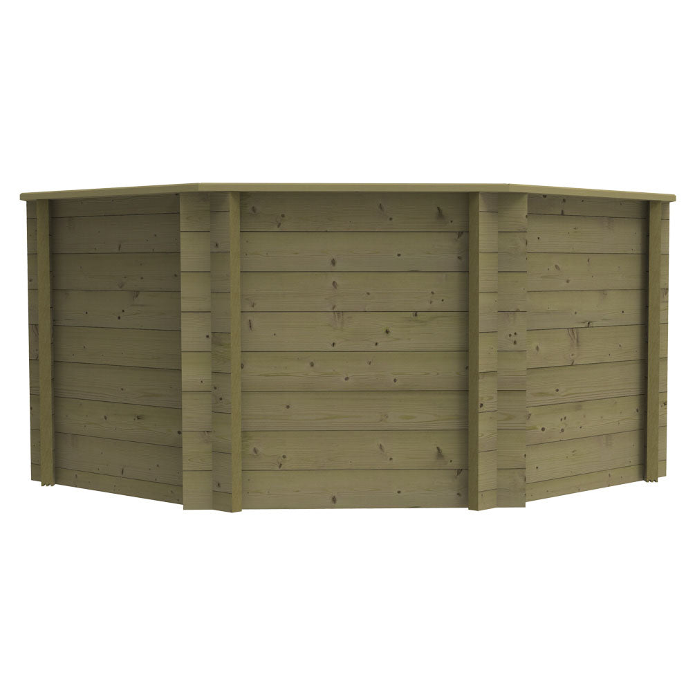 The Garden Timber Company Wooden Fish Ponds 8ft Octagonal 1099mm Height 4297L