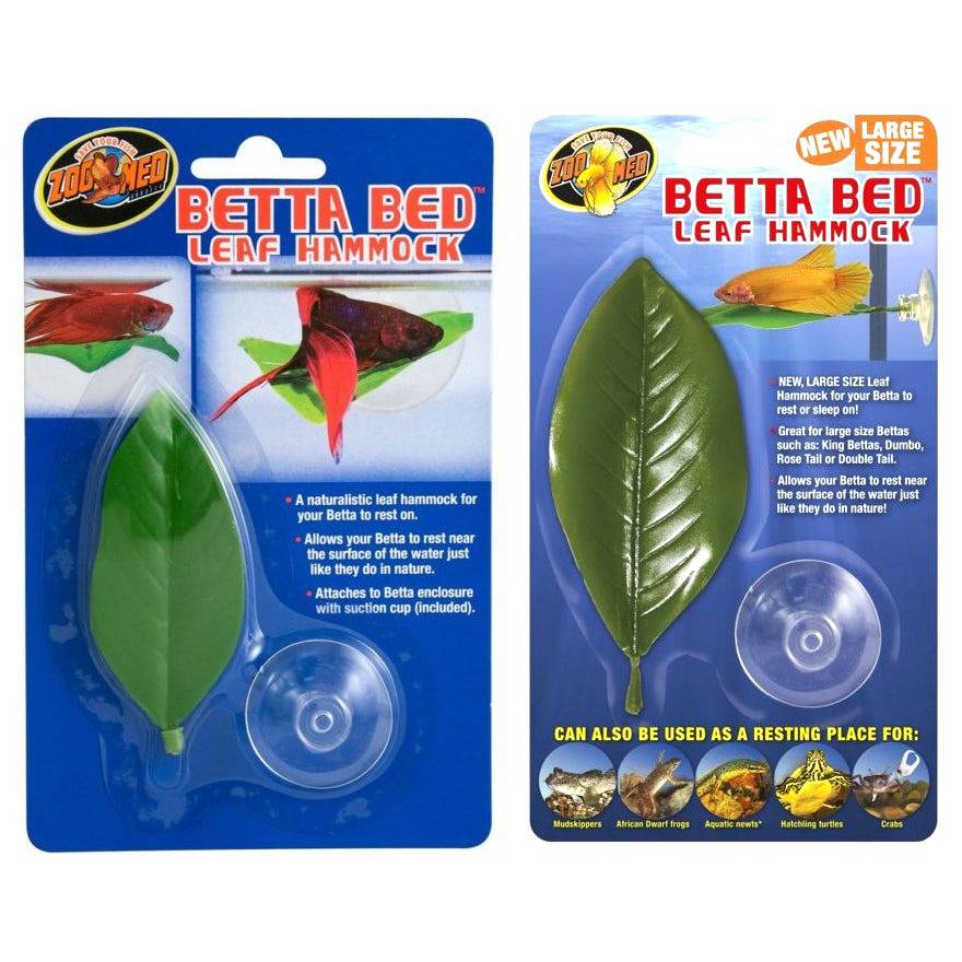 Zoo Med Betta Bed Leaf Hammocks 2 Sizes - Real Aquatics