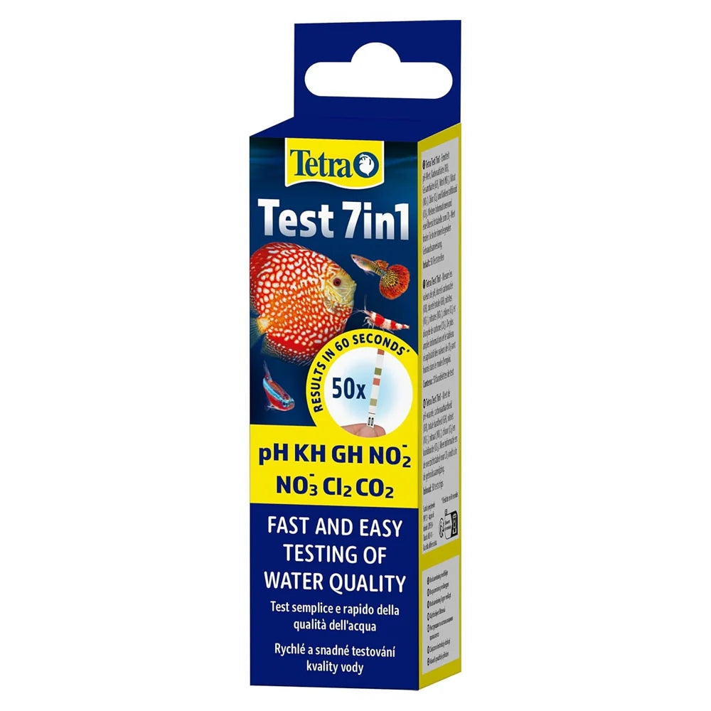 Tetra Test 7 in 1 Aquarium Water Test Kit (50pk)