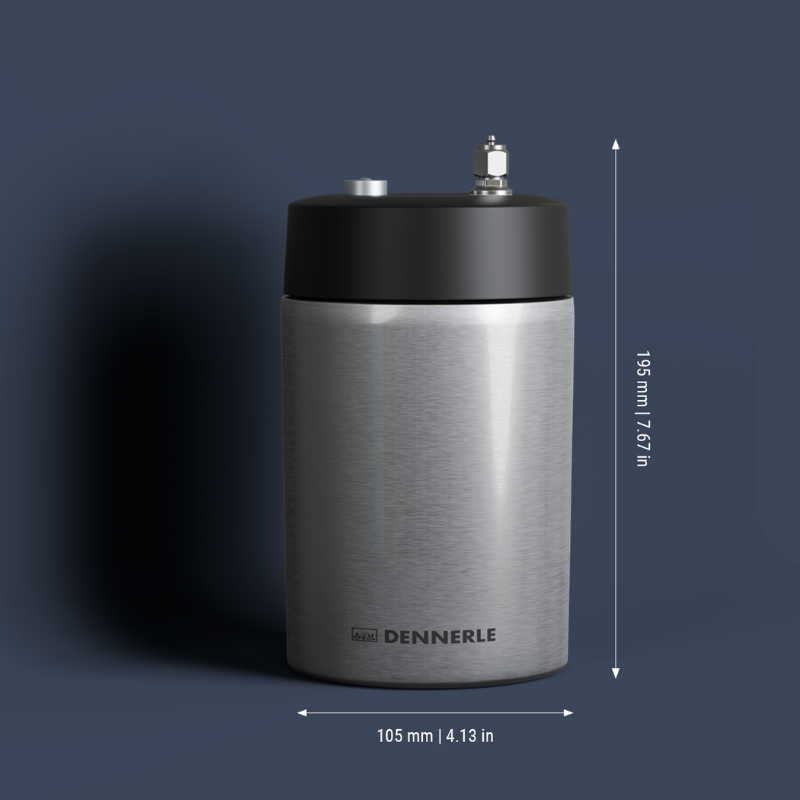 Dennerle Carbo Bio Style 120 Stainless Steel Reaction Chamber