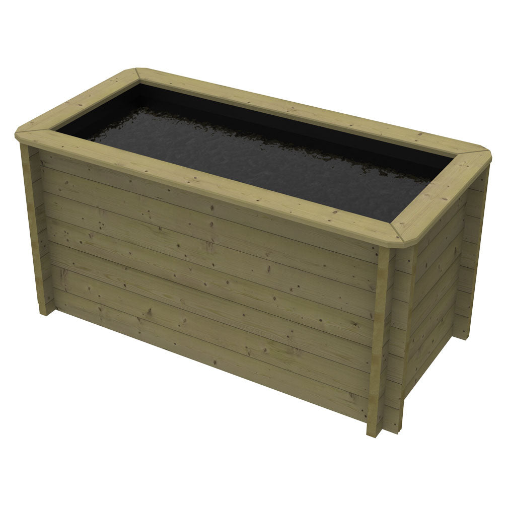 The Garden Timber Company Wooden Fish Ponds 2x1m 965mm Height 1179L
