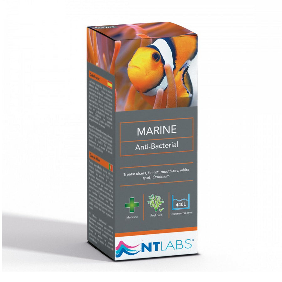 NT Labs Anti-Bacterial Aquarium Fish Tank Marine Treatment 100ml