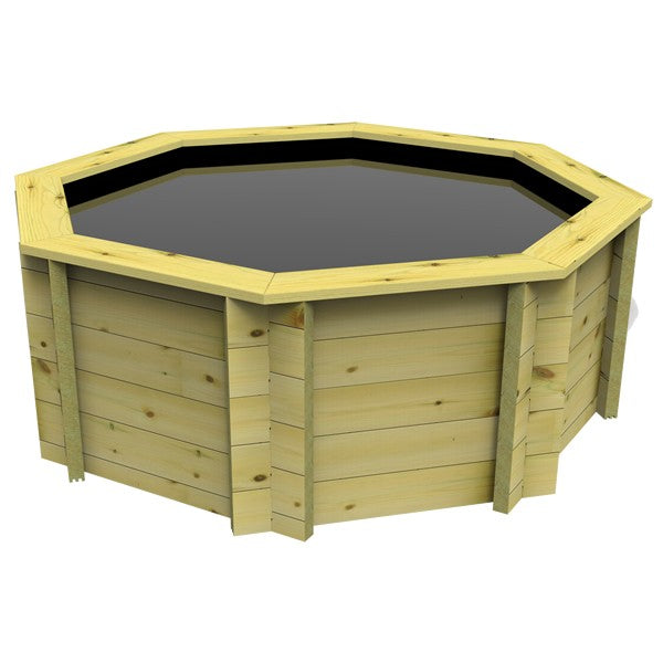 The Garden Timber Company Wooden Fish Ponds 8ft Octagonal 831mm Height 3170L