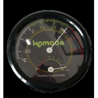Komodo Combination Gauge Thermometer & Hygrometer Analogue