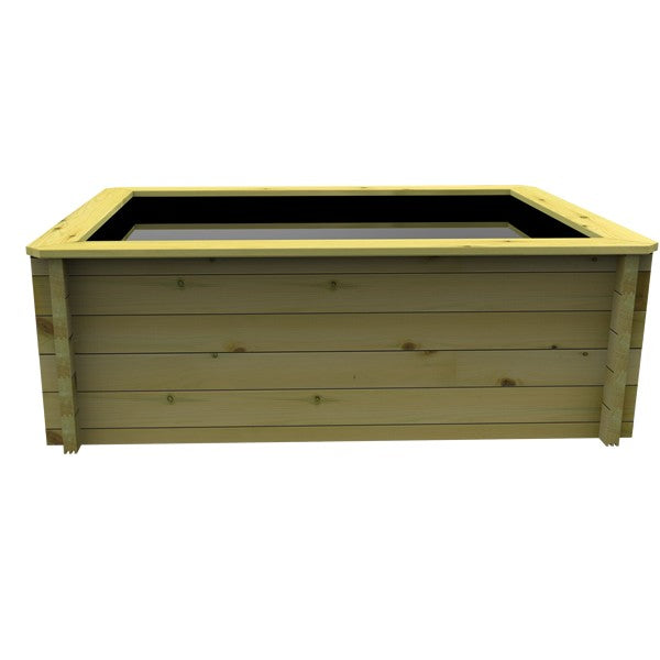 The Garden Timber Company Wooden Fish Ponds 1.5x1m 697mm Height 589L
