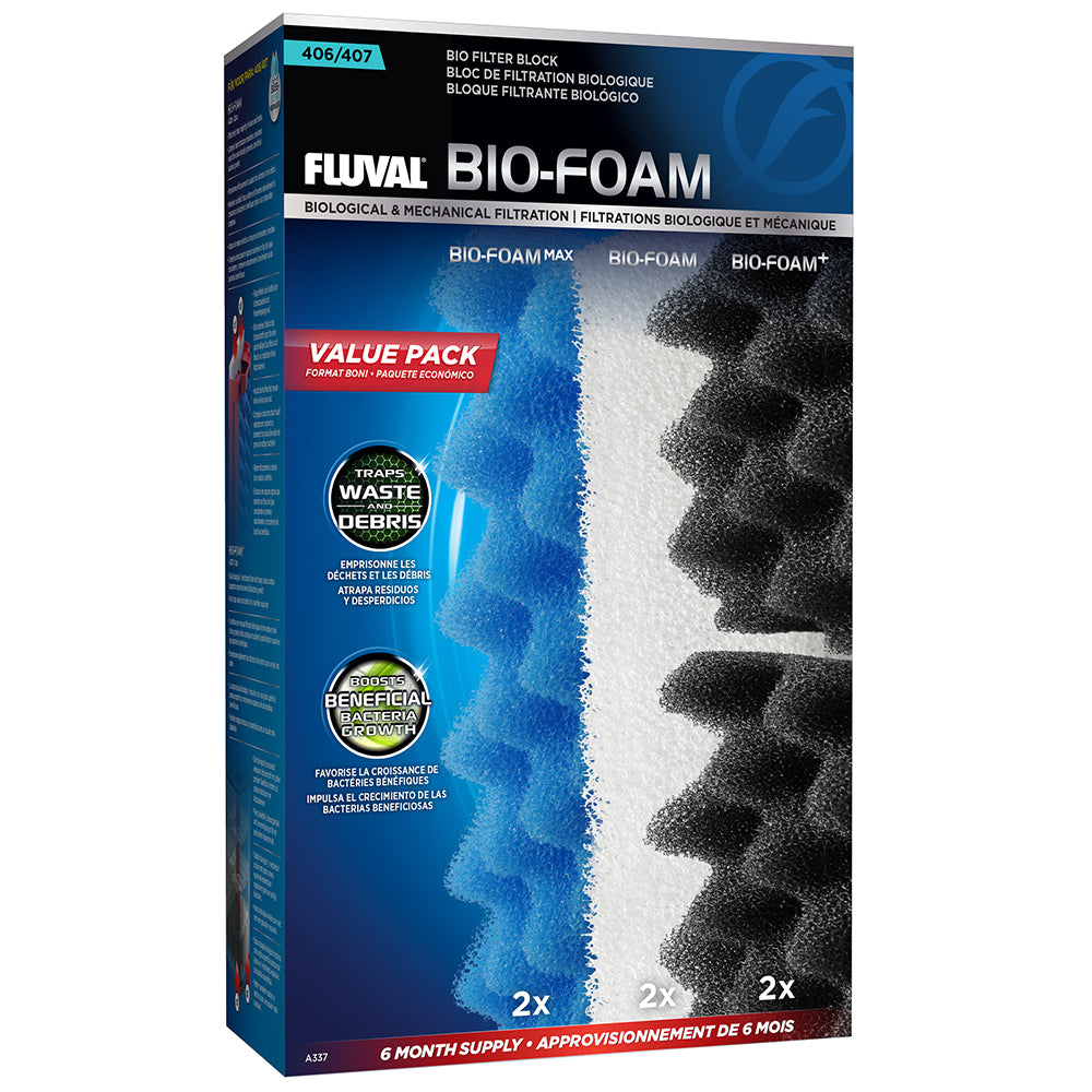 Fluval 407 Bio-Foam Value Pack