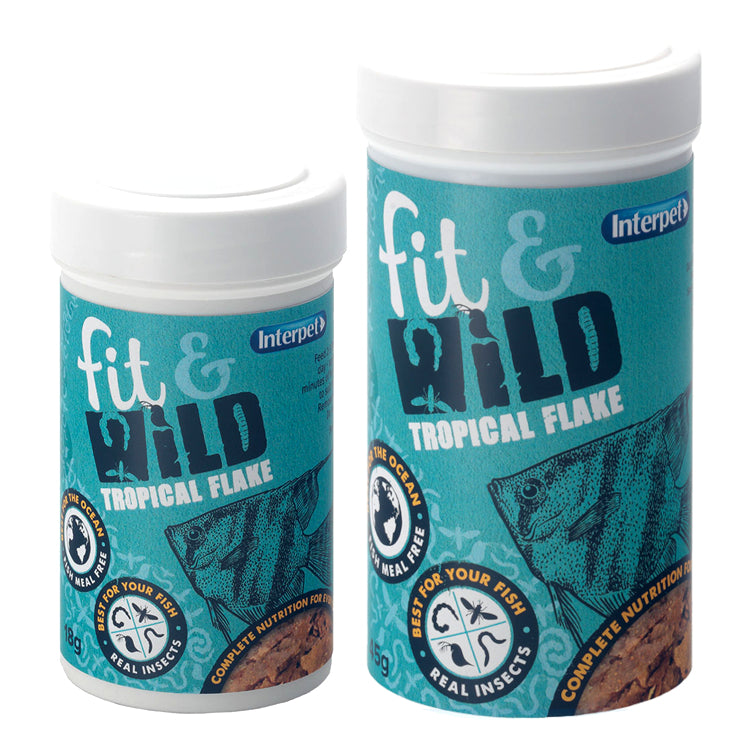 Interpet Fit & Wild Tropical Flakes 18/45g