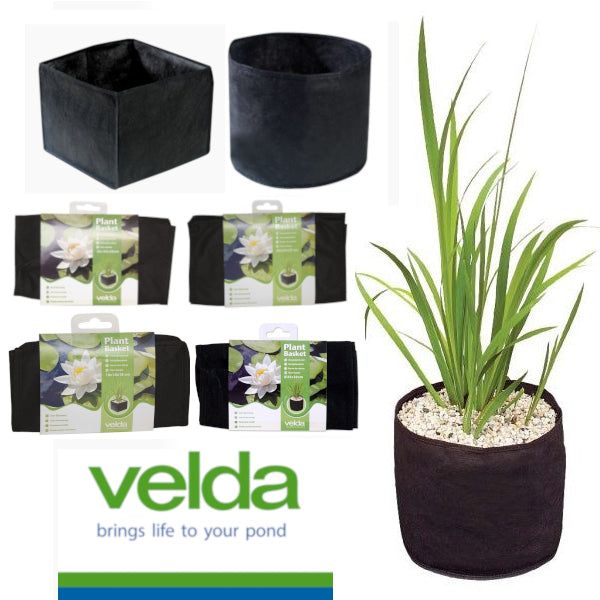 Velda Textile Plant Baskets Square & Round