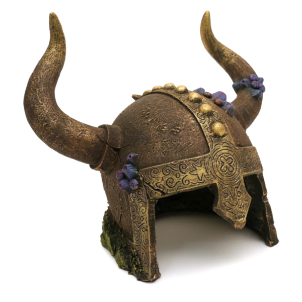 Blue Ribbon Aquarium Ornaments Viking Helmet