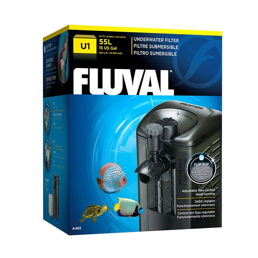 Fluval U1 Aquarium Internal Filter 250L/h for tanks up to 55L