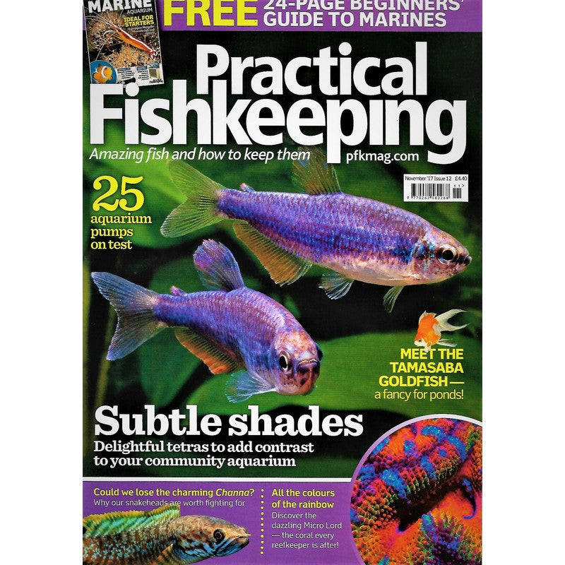 Practical Fishkeeping Magazine November 2017 Issue 12
