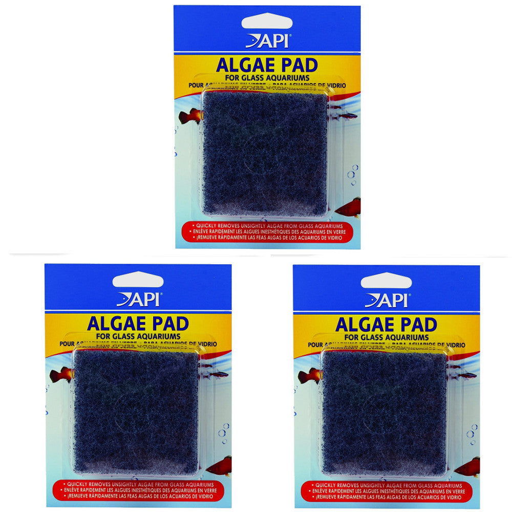 API Glass Aquarium Algae Pad Hand Held Cleaning / Maintenance