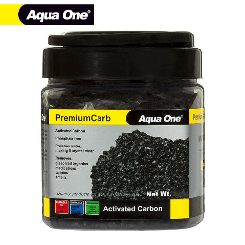Aqua One Activated Carbon Filter Media PremiumCarb 450g