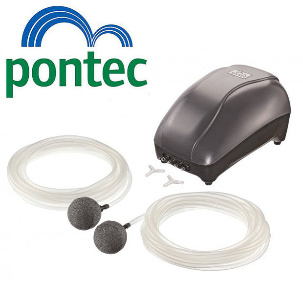 Pontec PondoAir Pond Air Pump 900 / includes FREE hose & air stones