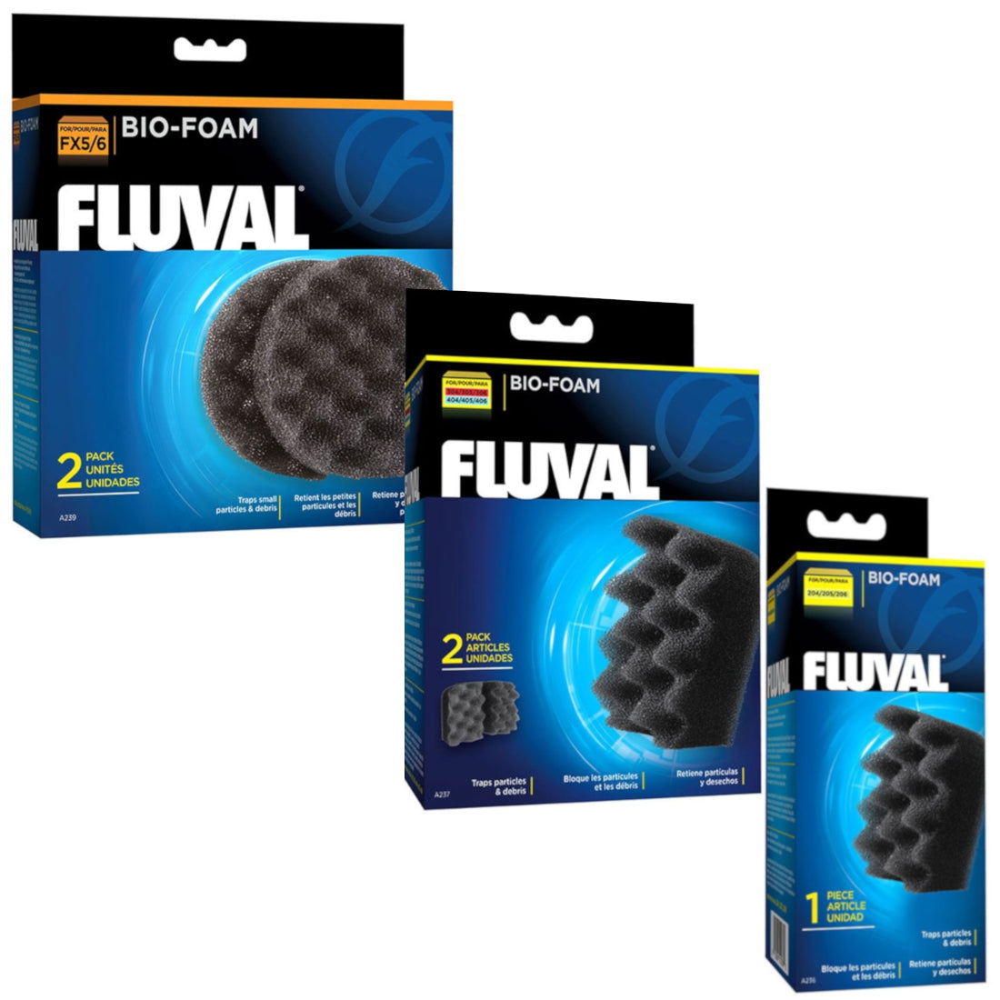 Fluval External Filter Media Bio Foam Pads