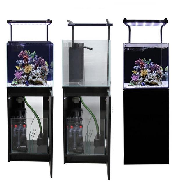 Aqua One MiniReef 90 Aquarium & Cabinet 90L Black & White