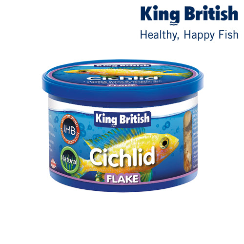 King British Cichlid Flake Fish Food 28g
