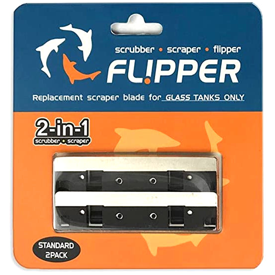 Flipper Replacement Blades for Glass Pack of 2