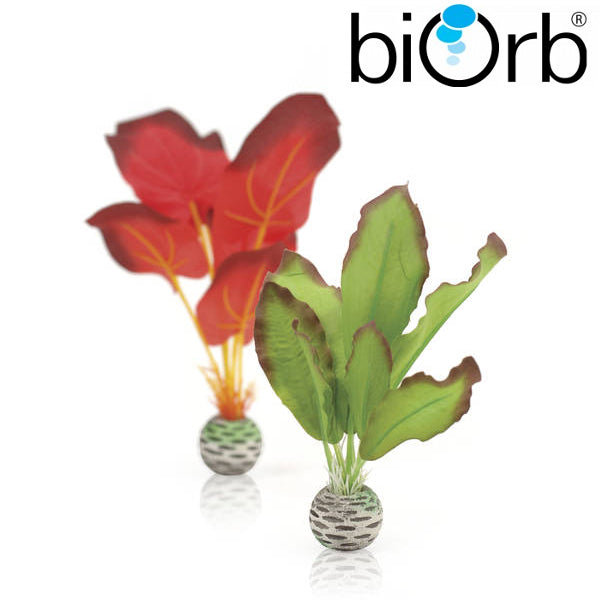 BiOrb Silk Plant Set Green & Red Small Pk of 2 46099