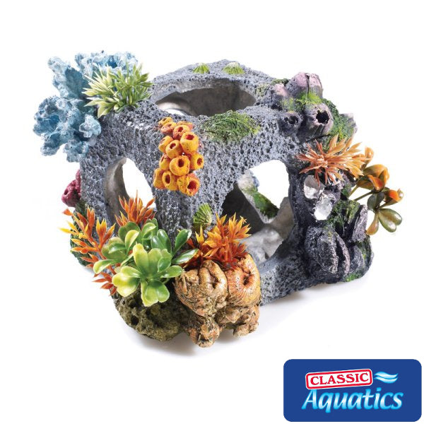 Classic Aquatics Cubic Habitat Coral Ornament 130mm Medium