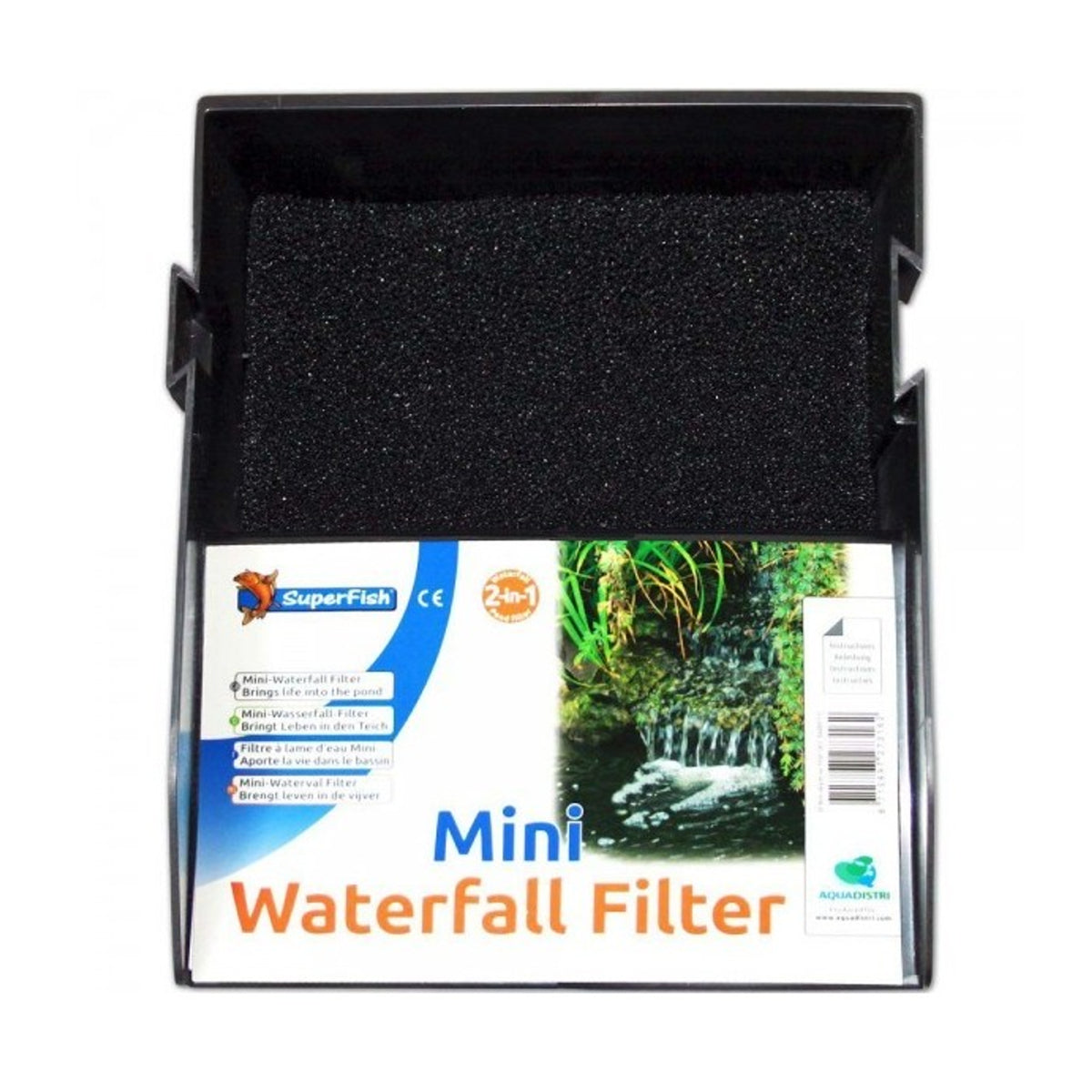 Superfish Pond Feature Mini 2in1 Waterfall & Filter