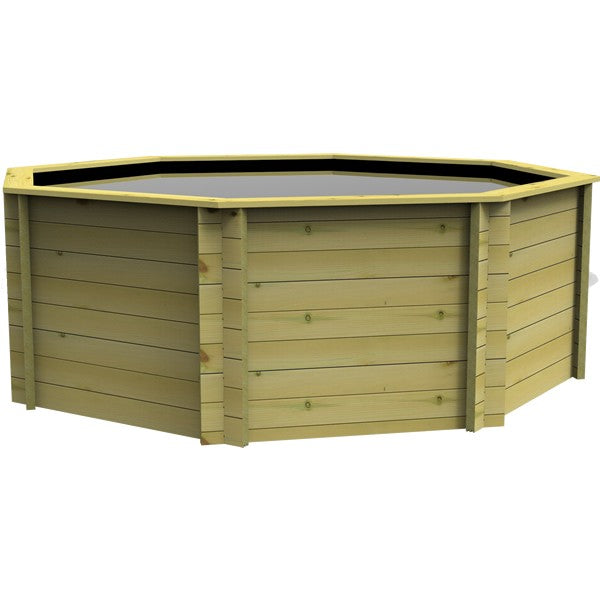 The Garden Timber Company Wooden Fish Ponds 10ft Octagonal 1099mm Height 6722L
